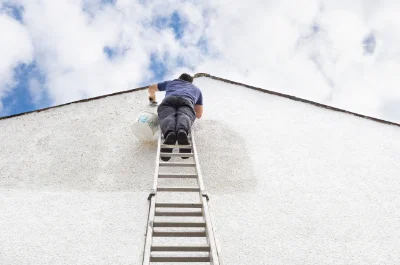 Peinture extérieure à Houdreville — façades et ravalement